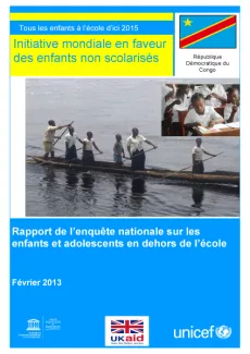 Cover image of the Democratic Republic of the Congo OOSCI country report 2013