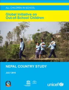 Cover for the Nepal Country Study 2016 report