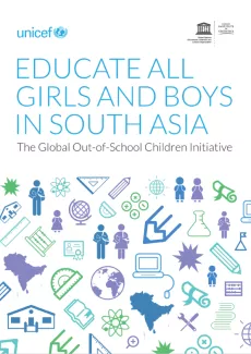 Cover of the Educate all girls and boys in South Asia report